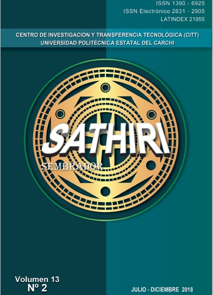 					Ver Vol. 13 Núm. 2 (2018): Revista SATHIRI: Sembrador Vol. 13, N° 2 (Julio - diciembre)
				